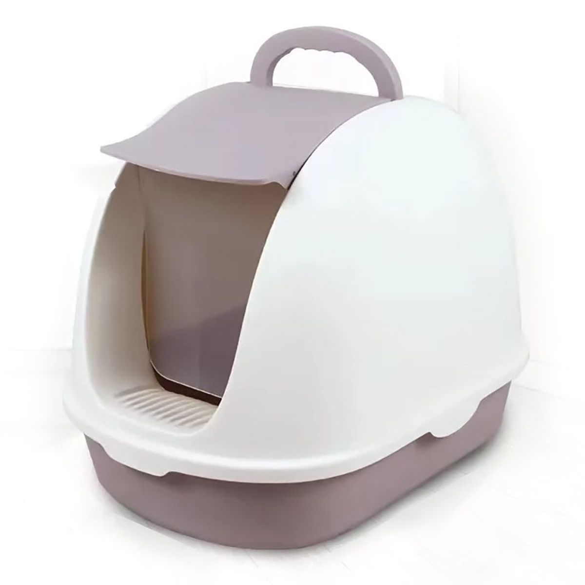 CAT OH - Arenero para Gato cerrado tipo Iglu beige