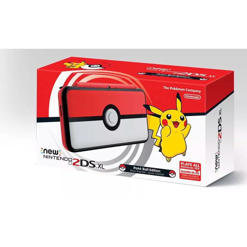 NINTENDO - NEW NINTENDO 2DS XL LL EDICION POKEBALL ORIGINAL.