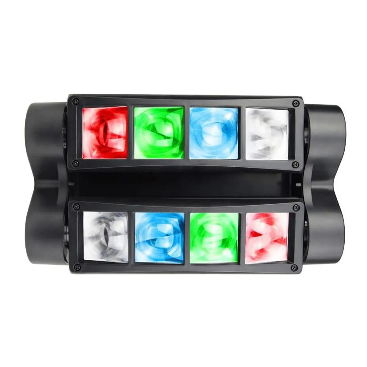 OEM - Mini Araña Luz de escenario LED para DJ RGBW 8 x 3W DMX 512