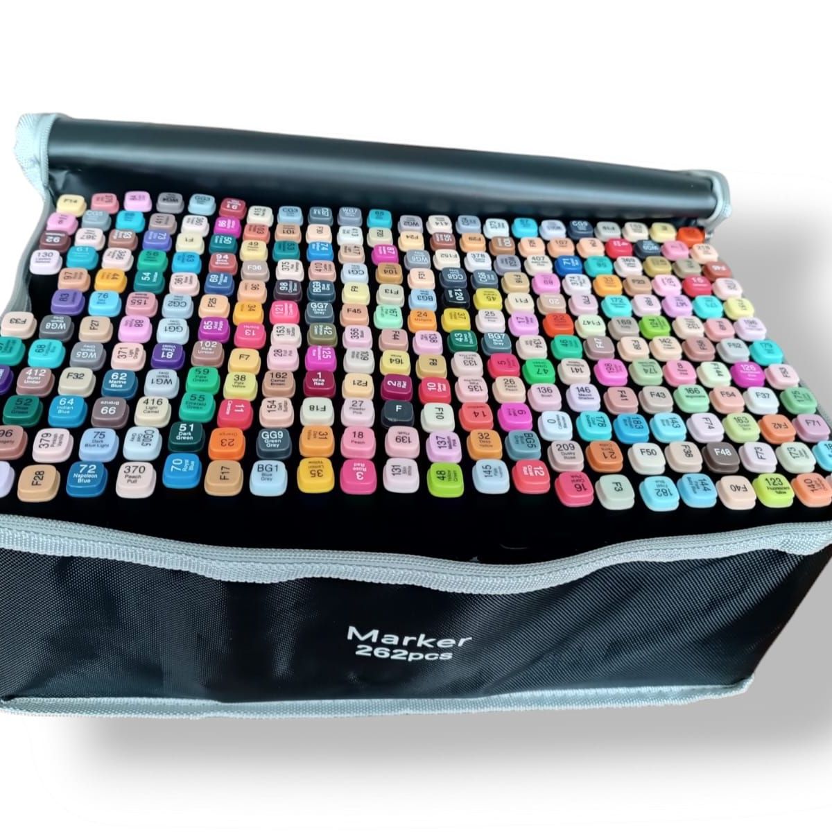 GENERICO - PLUMONES MARCADORES DE 262 COLORES DE DOBLE PUNTA
