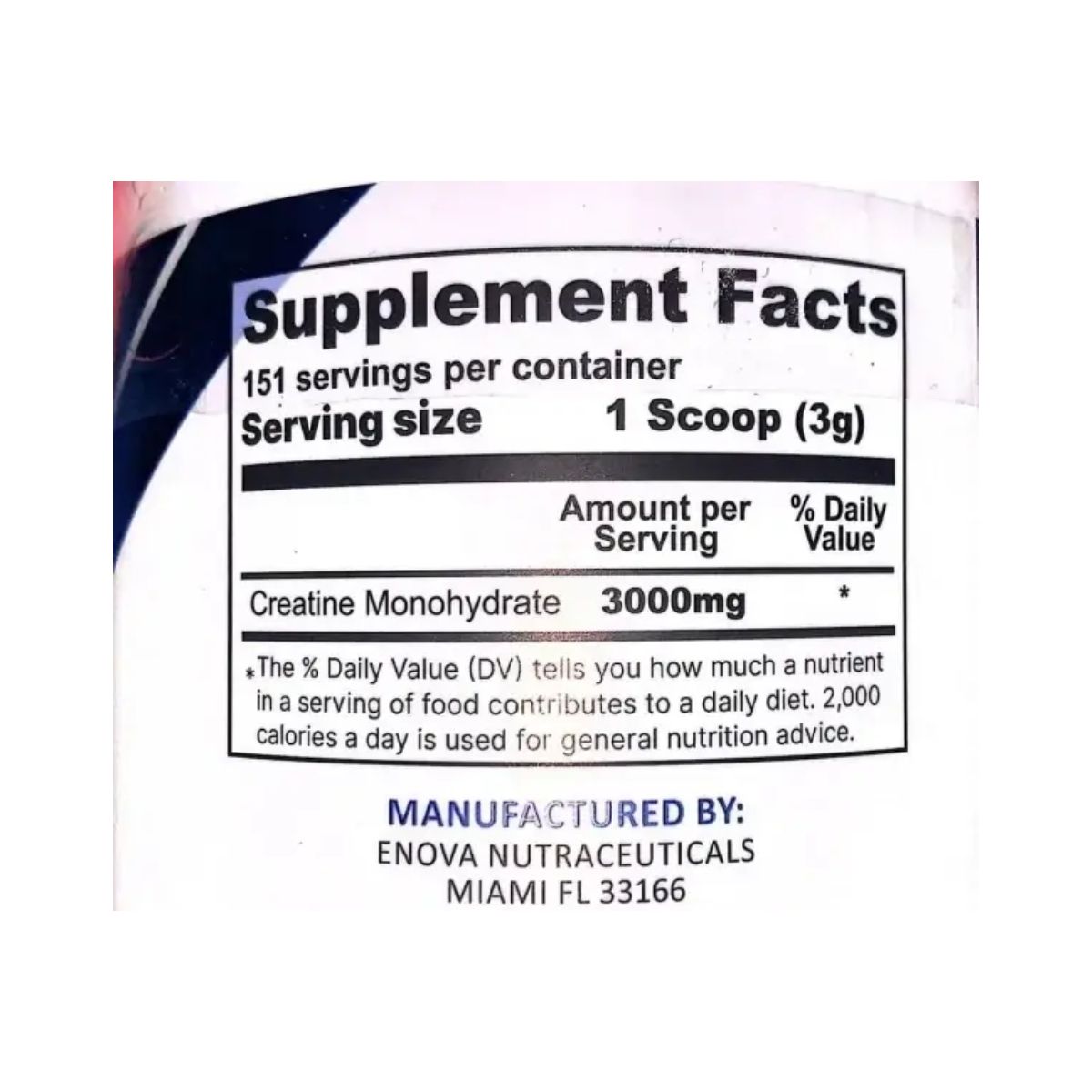 GENERICO - Creatina Pout  151 servicios 473 gr