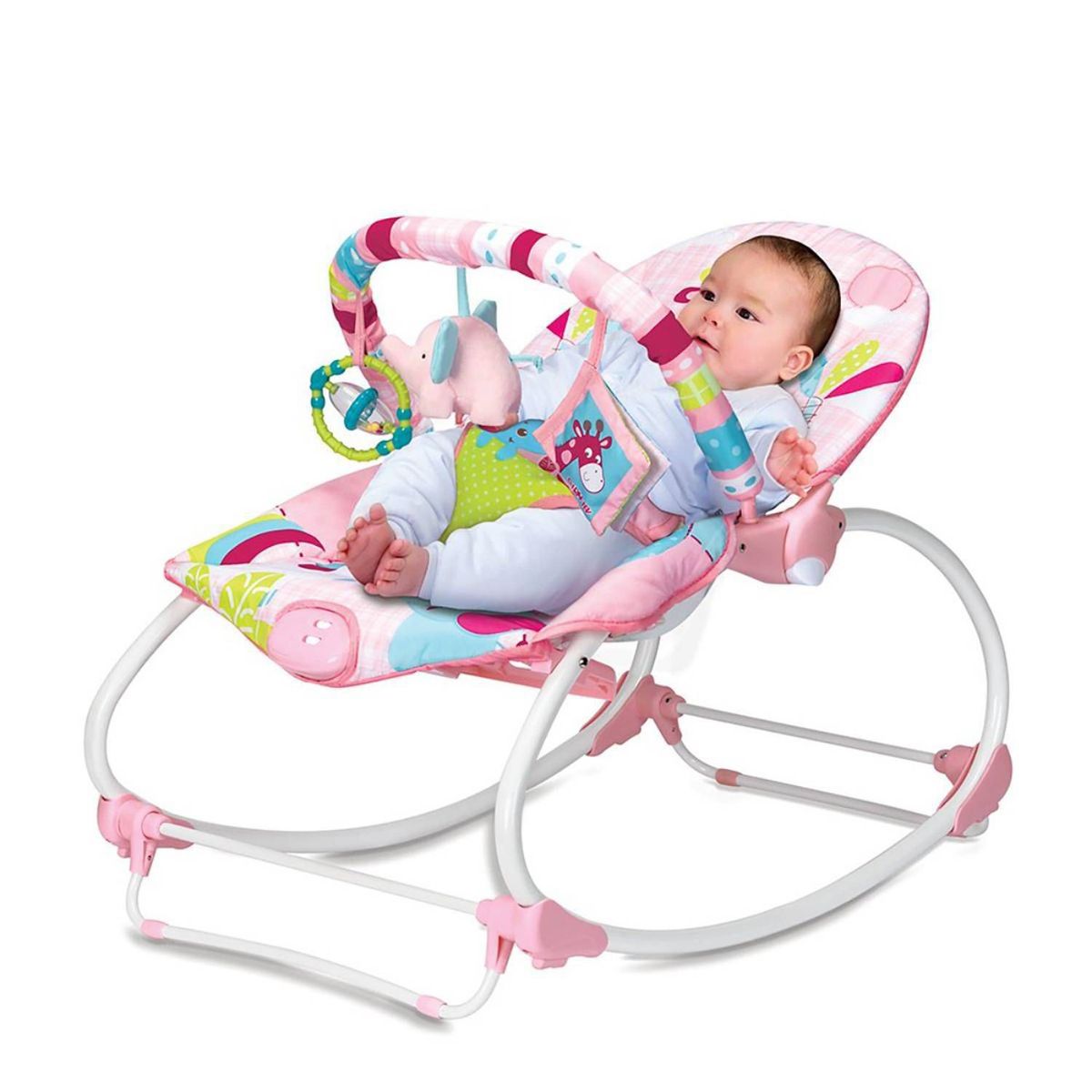 INFANTI - Silla Nido para Bebé Animalitos Safari Pink Infanti 6921