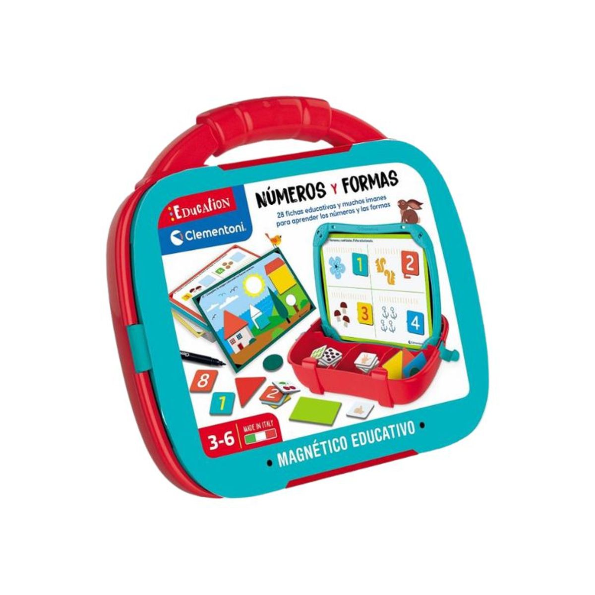 GENERICO - JUEGO EDUCATIVO MALETÍN MAGNÉTICO NÚMEROS Y FORMAS
