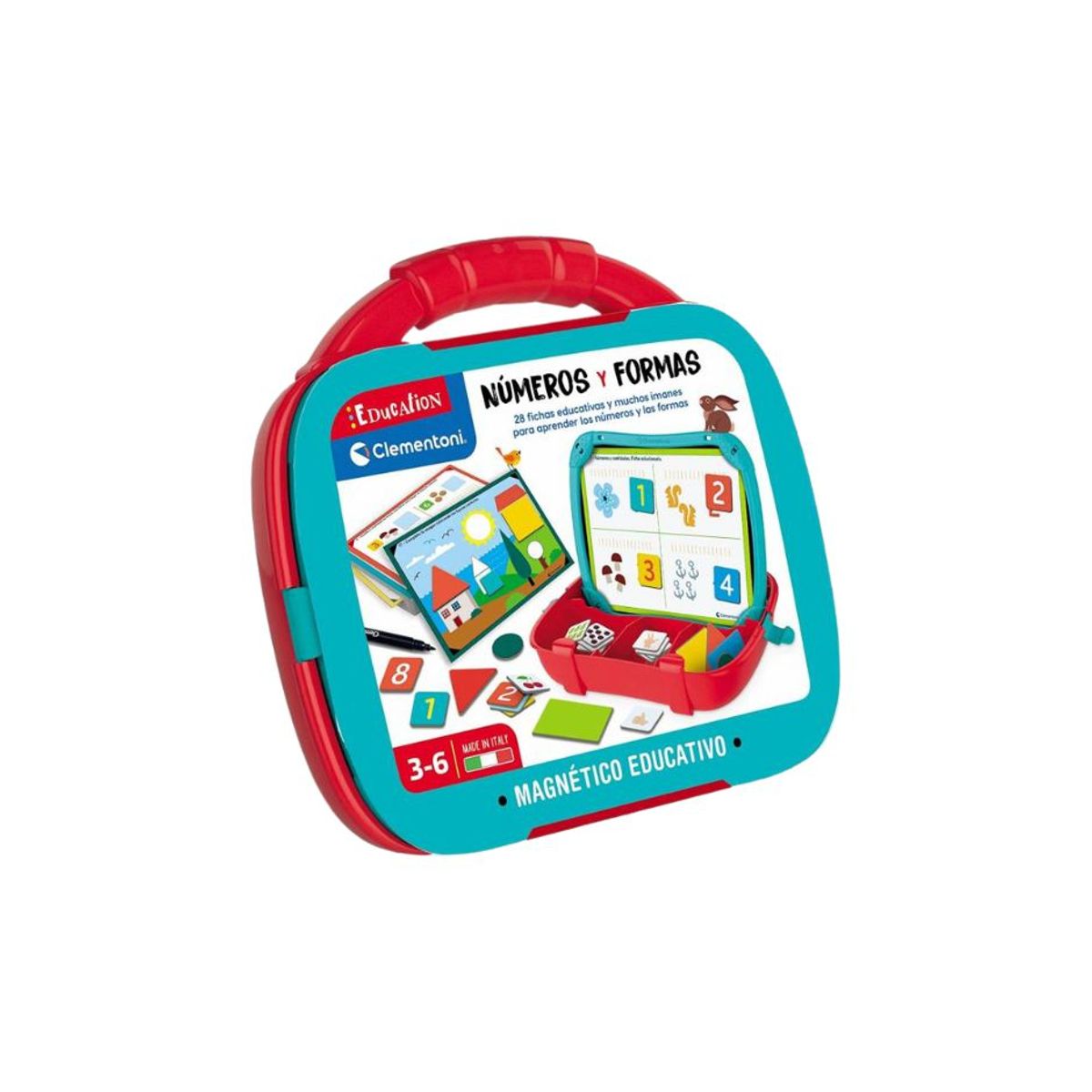 GENERICO - JUEGO EDUCATIVO MALETÍN MAGNÉTICO NÚMEROS Y FORMAS