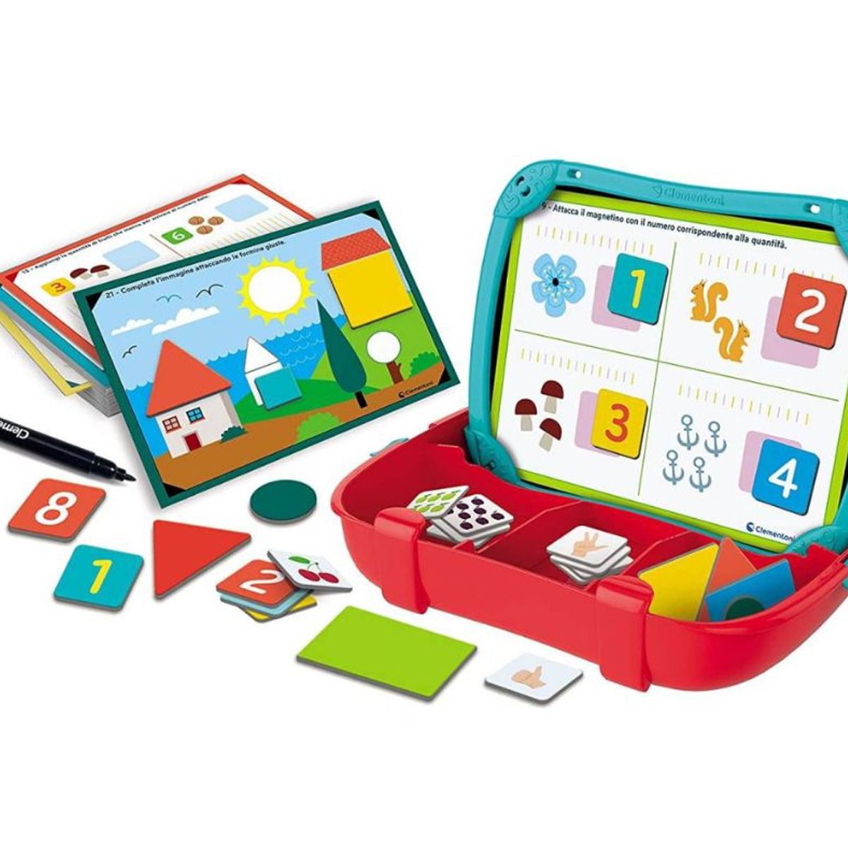 GENERICO - JUEGO EDUCATIVO MALETÍN MAGNÉTICO NÚMEROS Y FORMAS