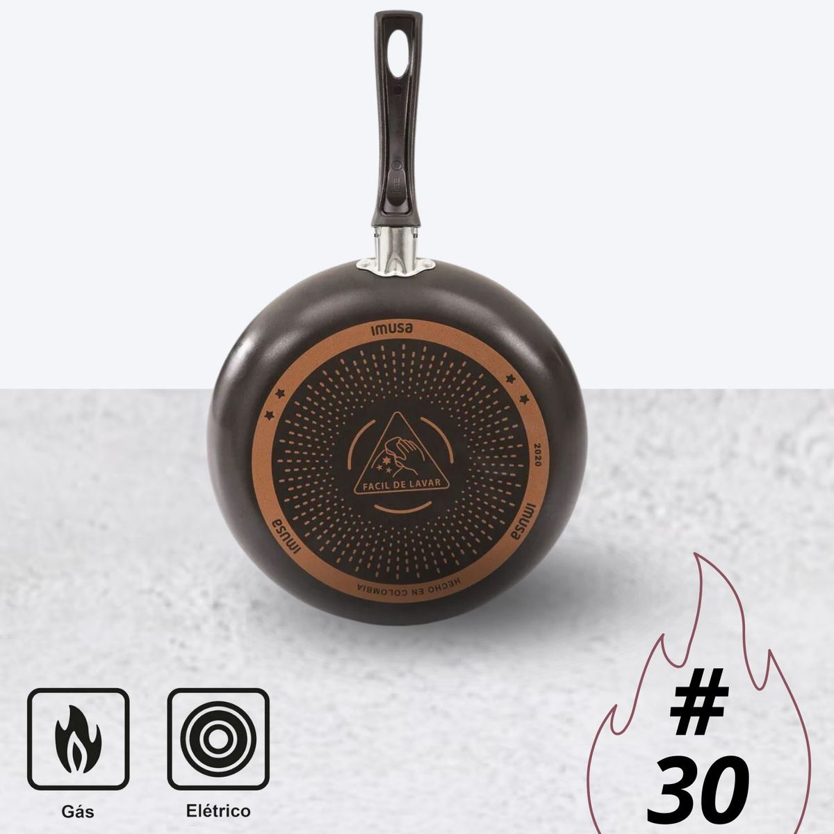 IMUSA - Sartén Smart de. 30 Cm - Imusa