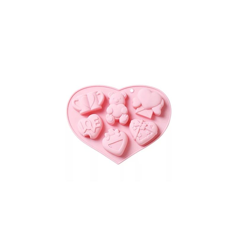 GENERICO - Molde de Silicona Cupido Love Oso San Valentín