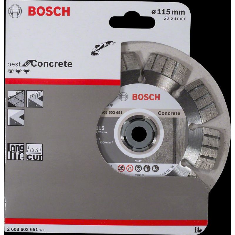 BOSCH - Disco Best para Hormigon Duro y Hormigon Armado 4-1/2"