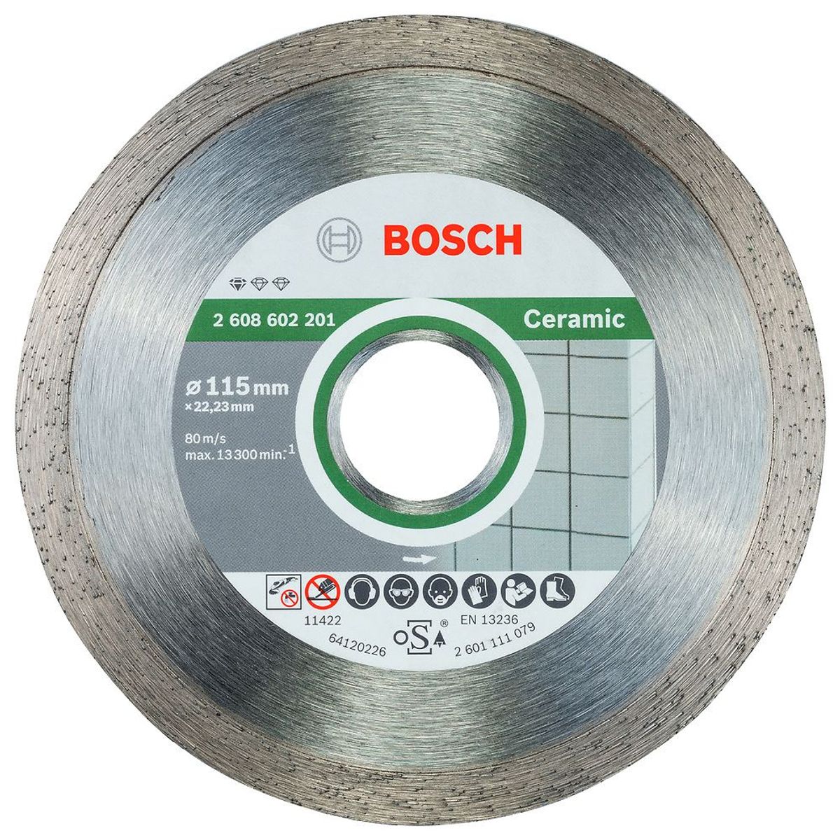 BOSCH - Disco Diamantado para Cerámica y Azulejos 4-1/2" para Esmeril Bosch