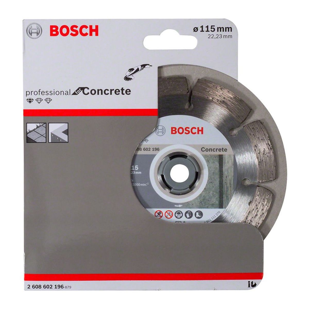 BOSCH - Disco Professional" para Hormigon Duro 4-1/2"