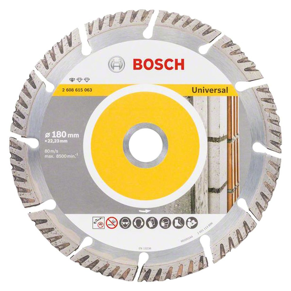 BOSCH - Disco Professional" Universal Segmentado Construccion + Metal 7"