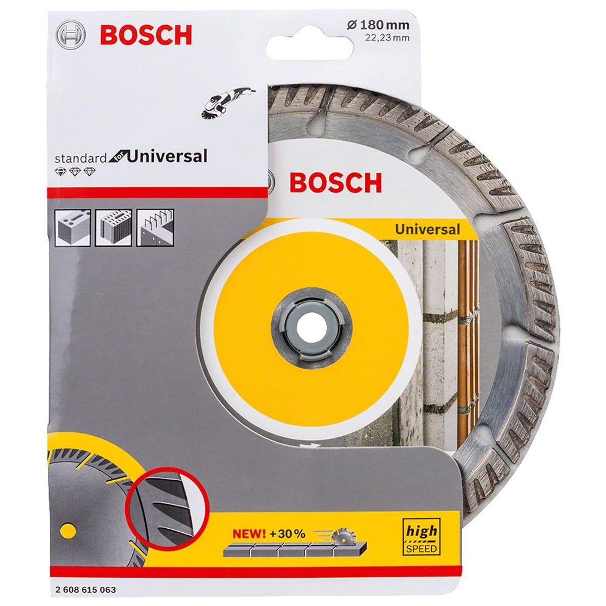BOSCH - Disco Professional" Universal Segmentado Construccion + Metal 7"