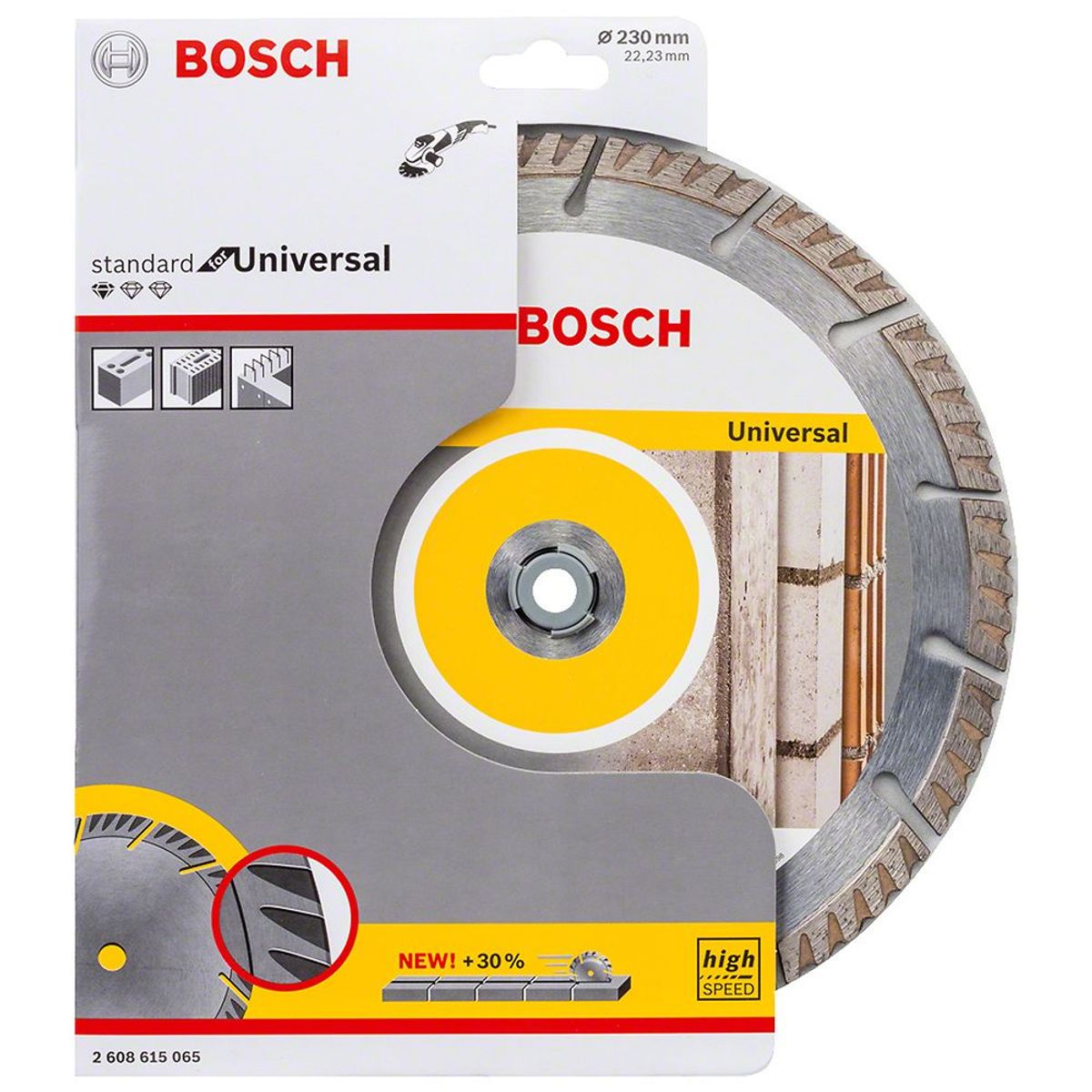 BOSCH - Disco Professional" Universal Segmentado Construccion + Metal 9"