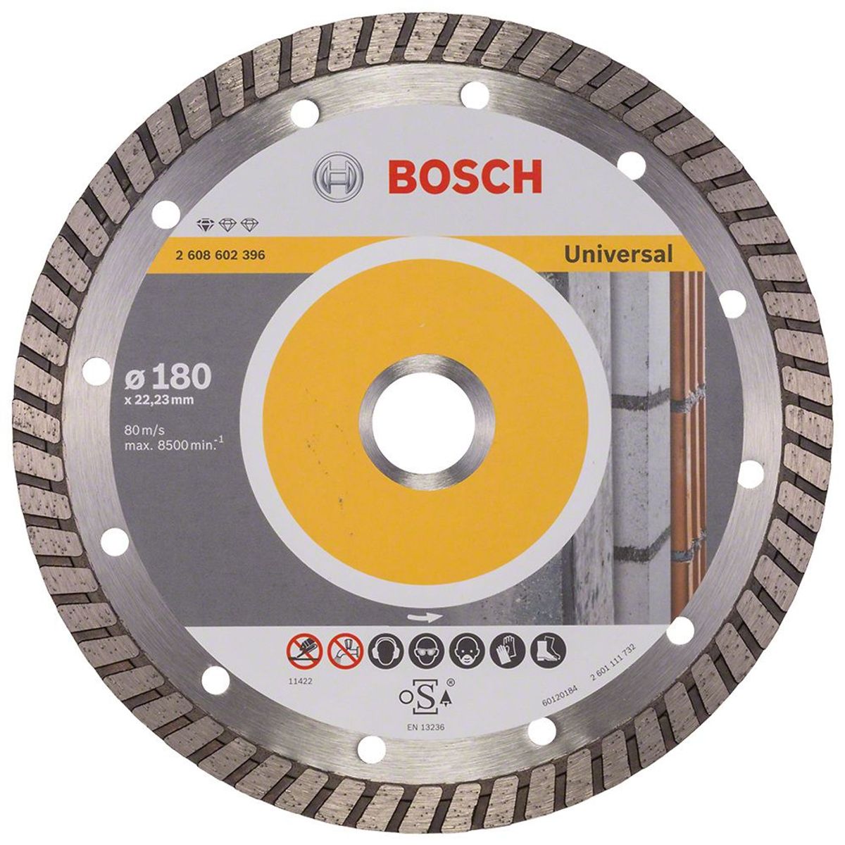 BOSCH - Disco Professional Universal Turbo Construccion + Metal 7"