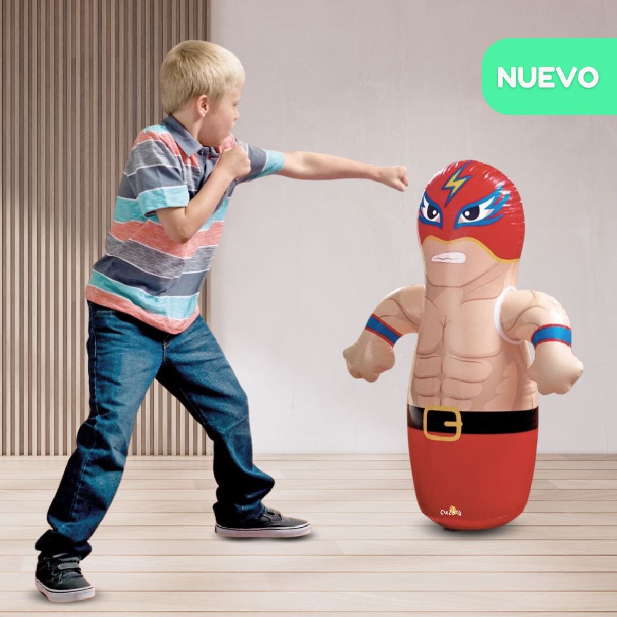INTEX - Porfiado Boxeador para Niños «MASKED» Red