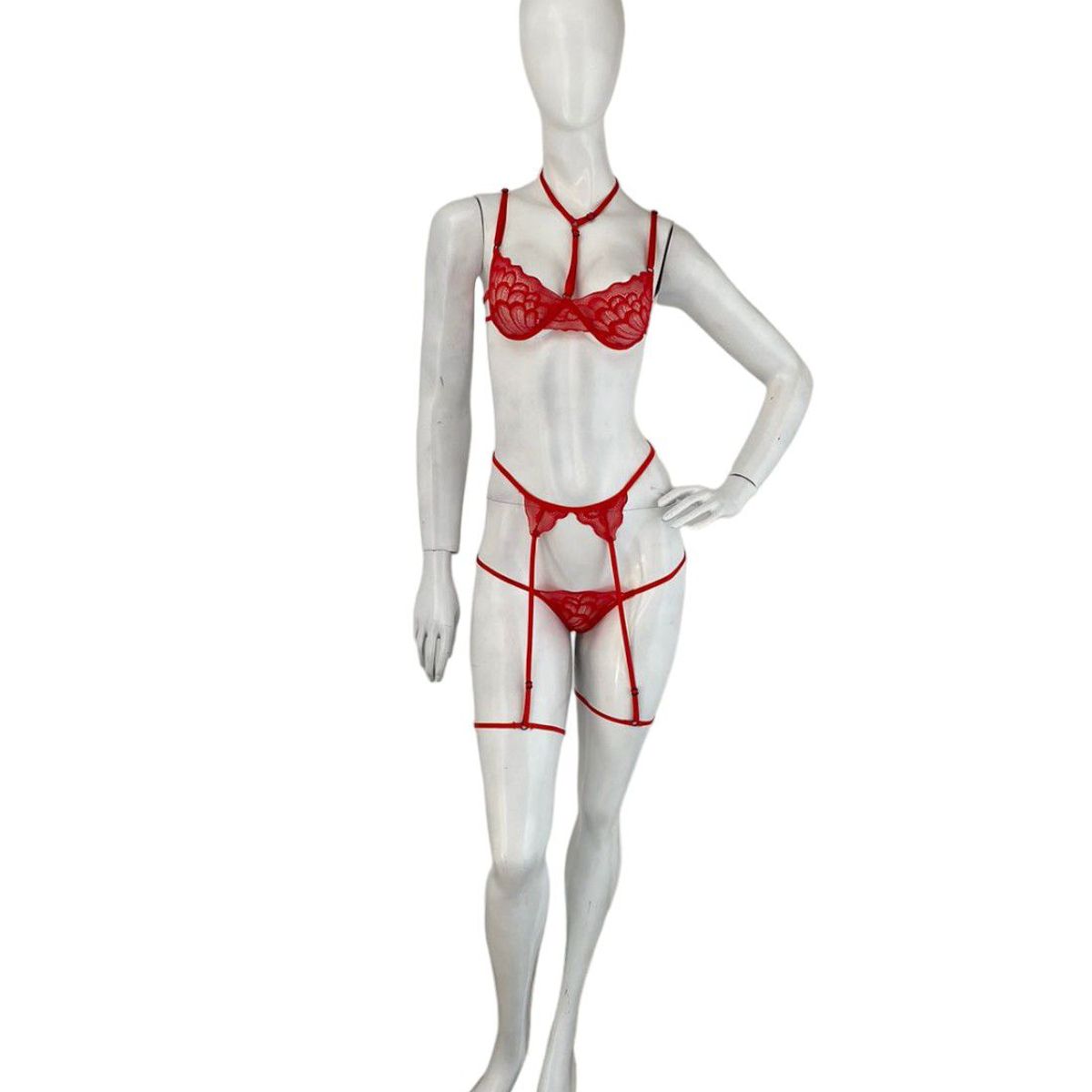 GENERICO - LENCERIA EXCLUSIVA  Conjunto de Ropa Interior Transparente Femenina