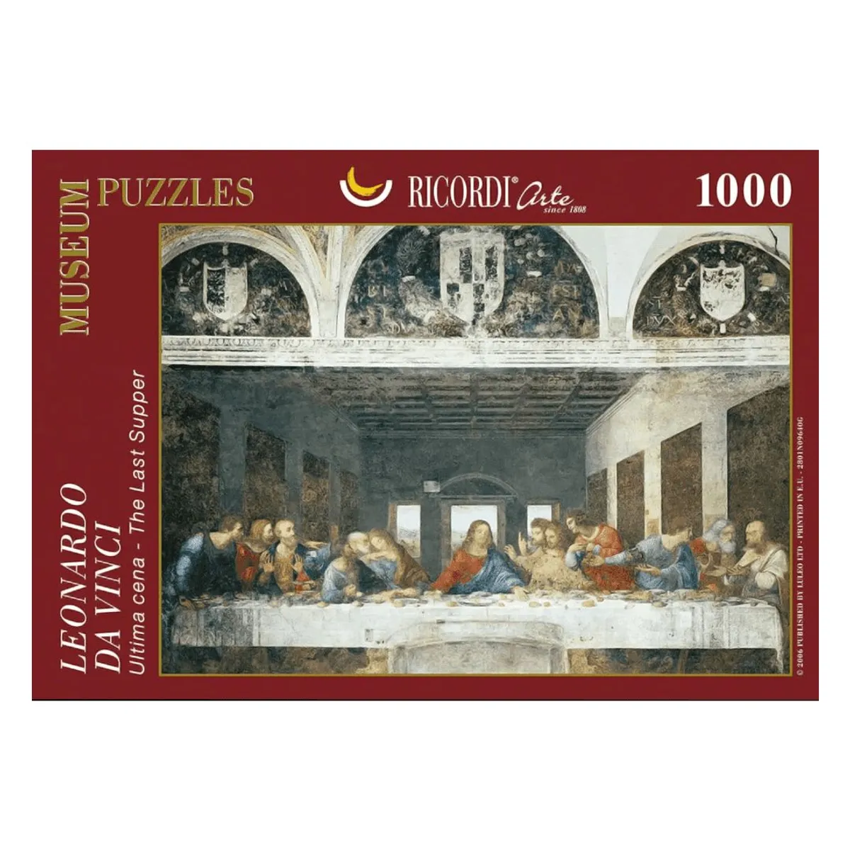 RICORDI ART - Rompecabezas Ricordi La Última Cena Da Vinci 1000 Piezas