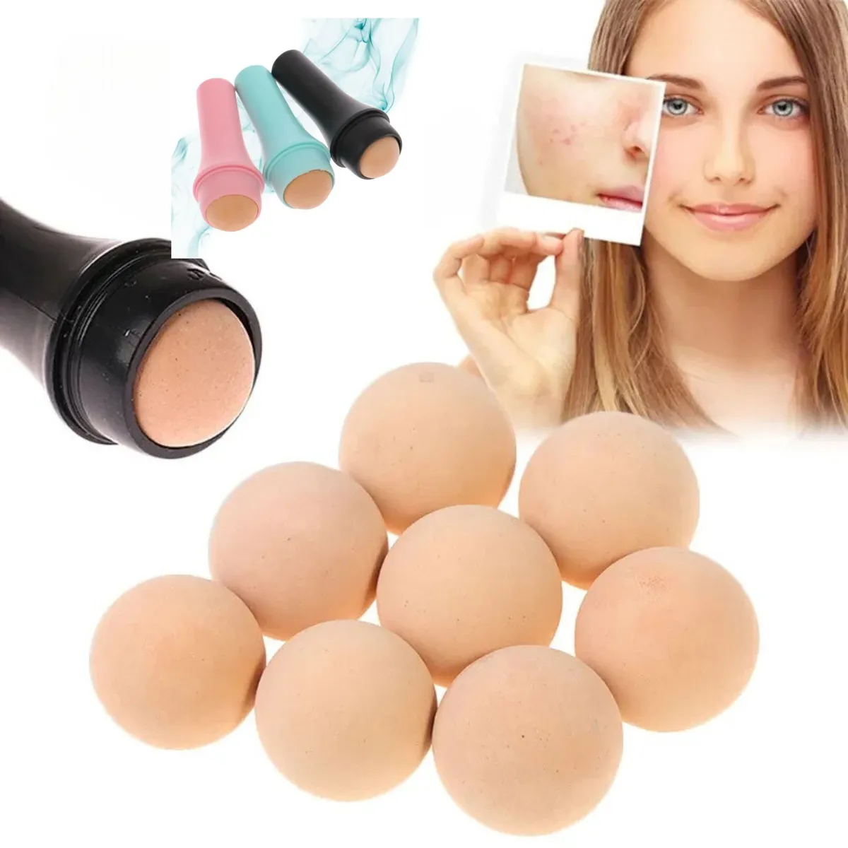 GENERICO - Piedra Volcánica Absorbente de Grasa Facial x1