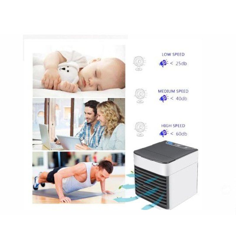 GENERICO - Mini Enfriador de Aire Conexión USB Portatil