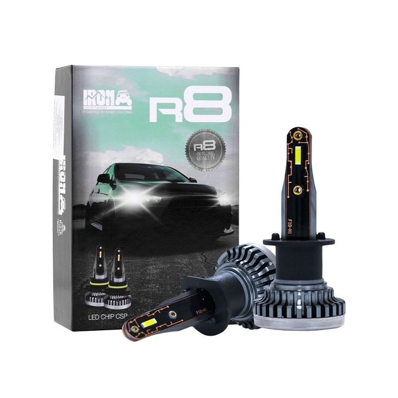 GENERICO - Kit Foco Led R8 H1 Iron Super Compacto Sin Cooler Chip CSP