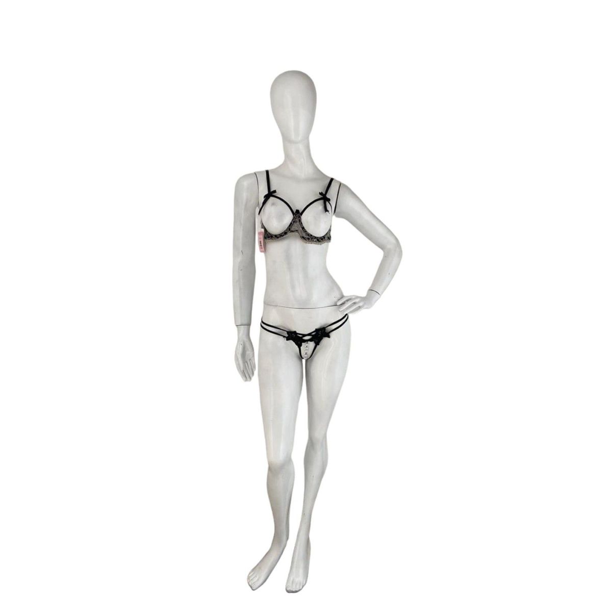 GENERICO - LENCERIA EXCLUSIVA Conjunto de Ropa Interior Transparente Mujer