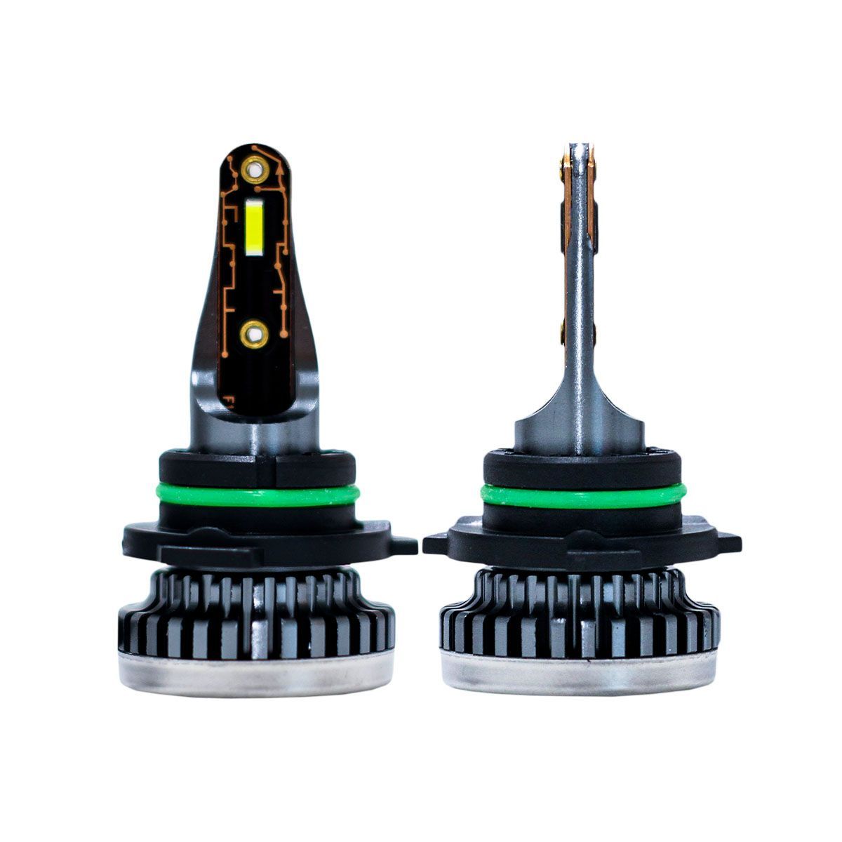 GENERICO - Kit Foco Led R8 9006 Iron Super Compacto Sin Cooler Chip CSP