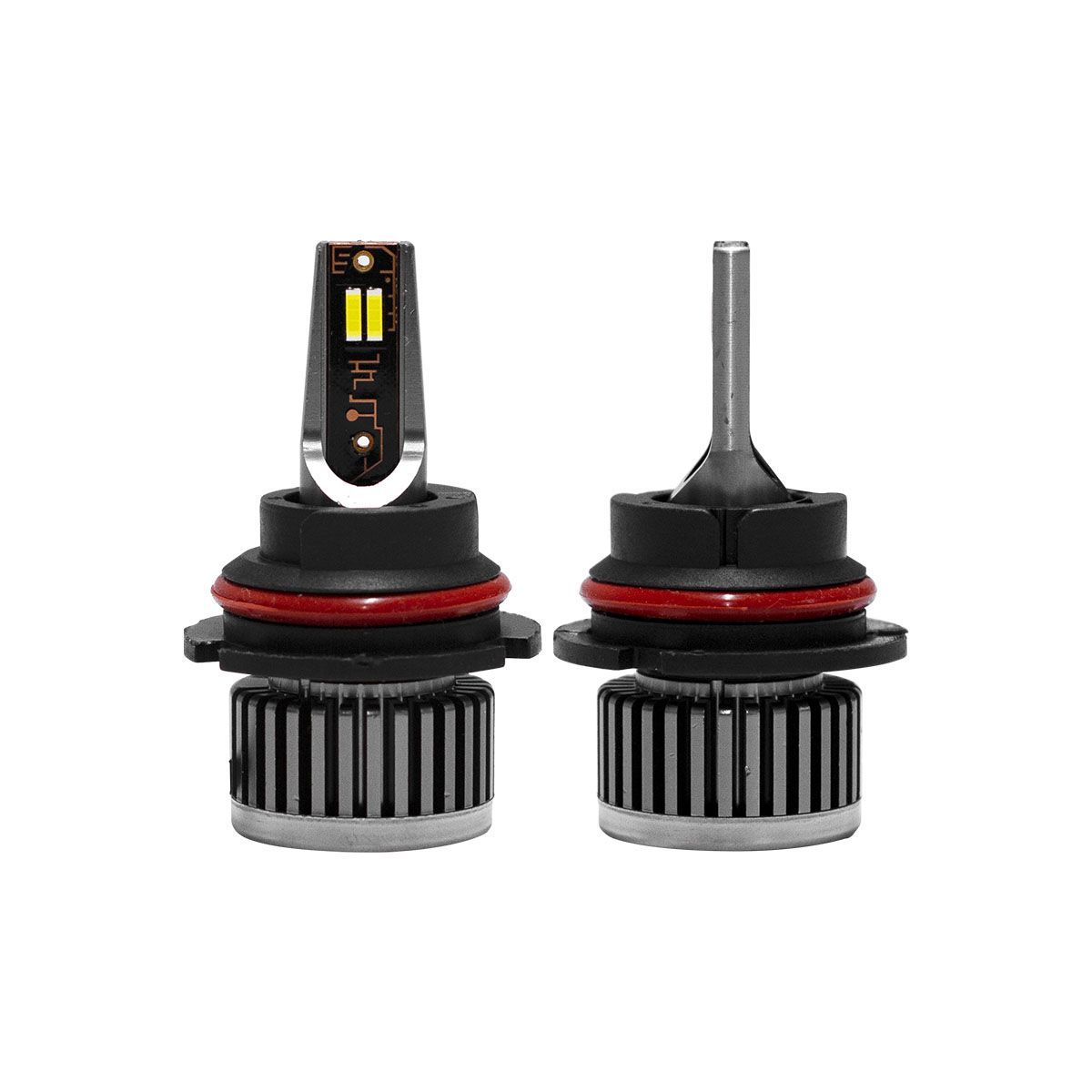 GENERICO - Kit Foco Led R8 9004 Iron Super Compacto Sin Cooler Chip CSP