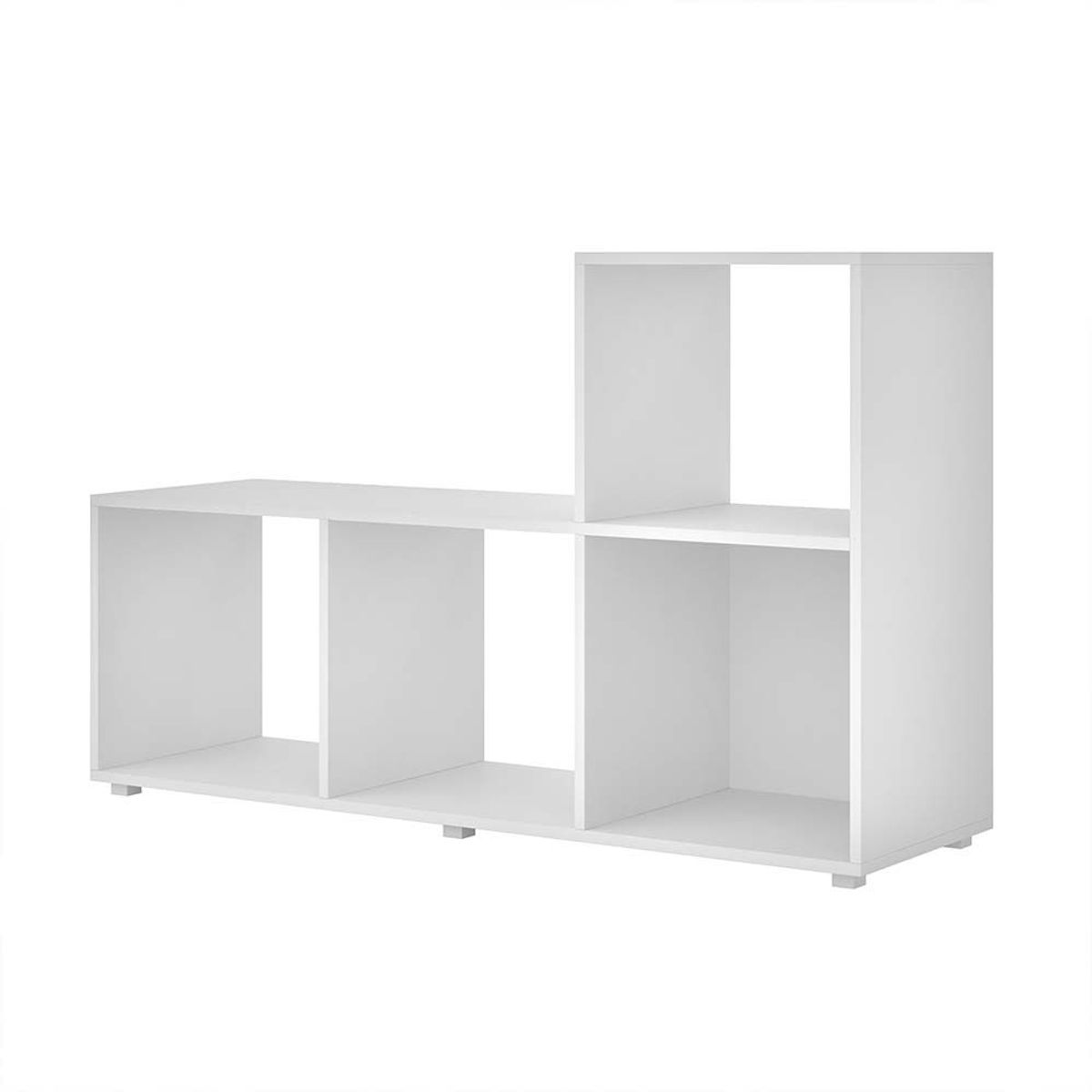 BRV MOVEIS - Estante Zafir 74x120x35cm Blanco