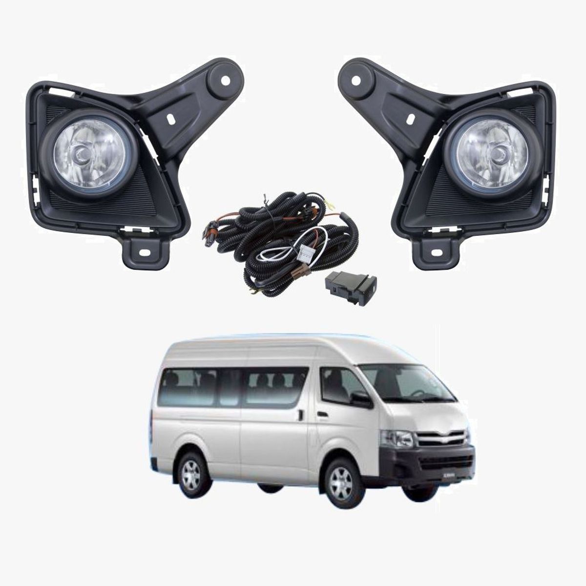 GENERICO - FAROS NEBLINEROS TOYOTA HIACE 2011 2012 2013