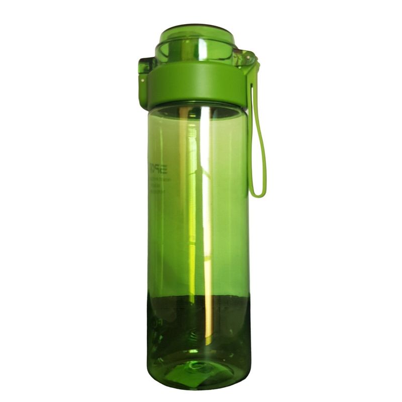 GENERICO - Tomatodo de 700 ml con botón a presión - Verde