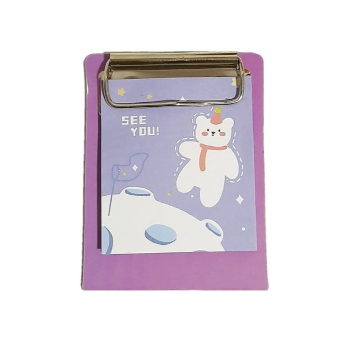 GENERICO - MINI NOTAS CON TABLERO KAWAI -  LILA