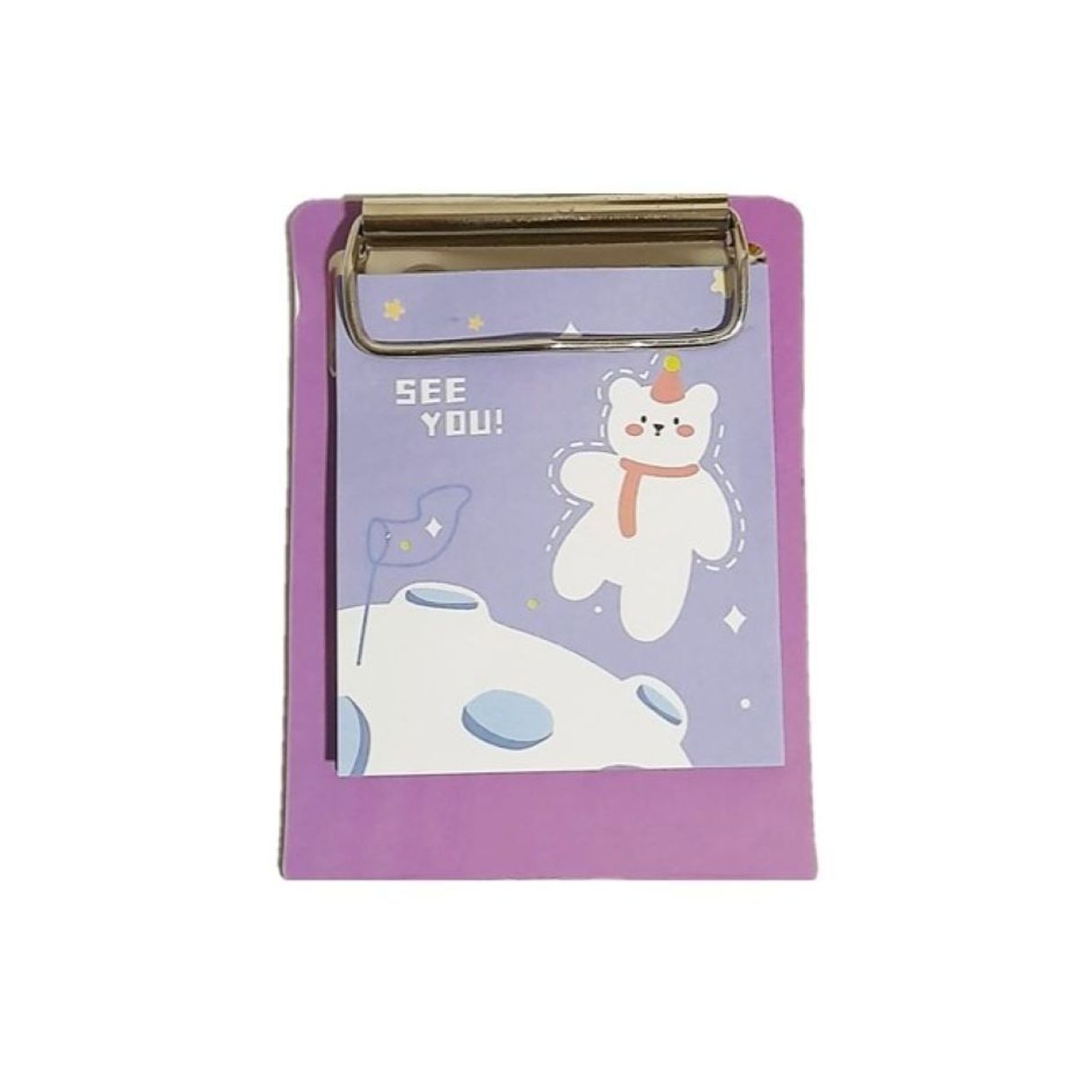 GENERICO - MINI NOTAS CON TABLERO KAWAI -  LILA