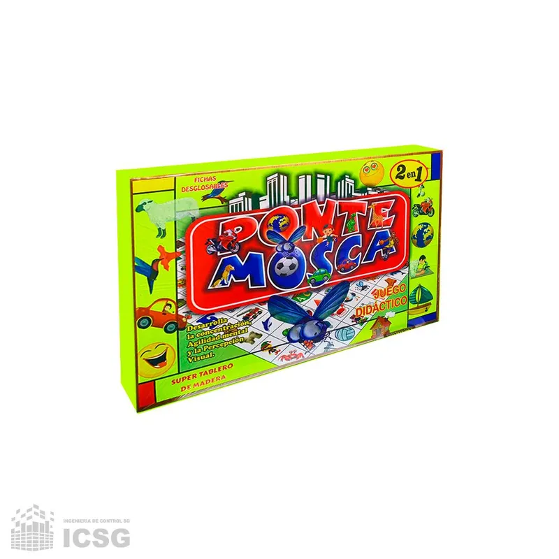 GENERICO - PONTE MOSCA Y LUDO – JUEGOS DE MESA 2 EN 1