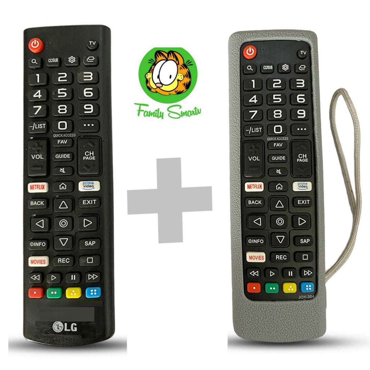 UNIVERSAL - Control Remoto Para tv lg Smart 4k Modo futbol  Funda Plomo