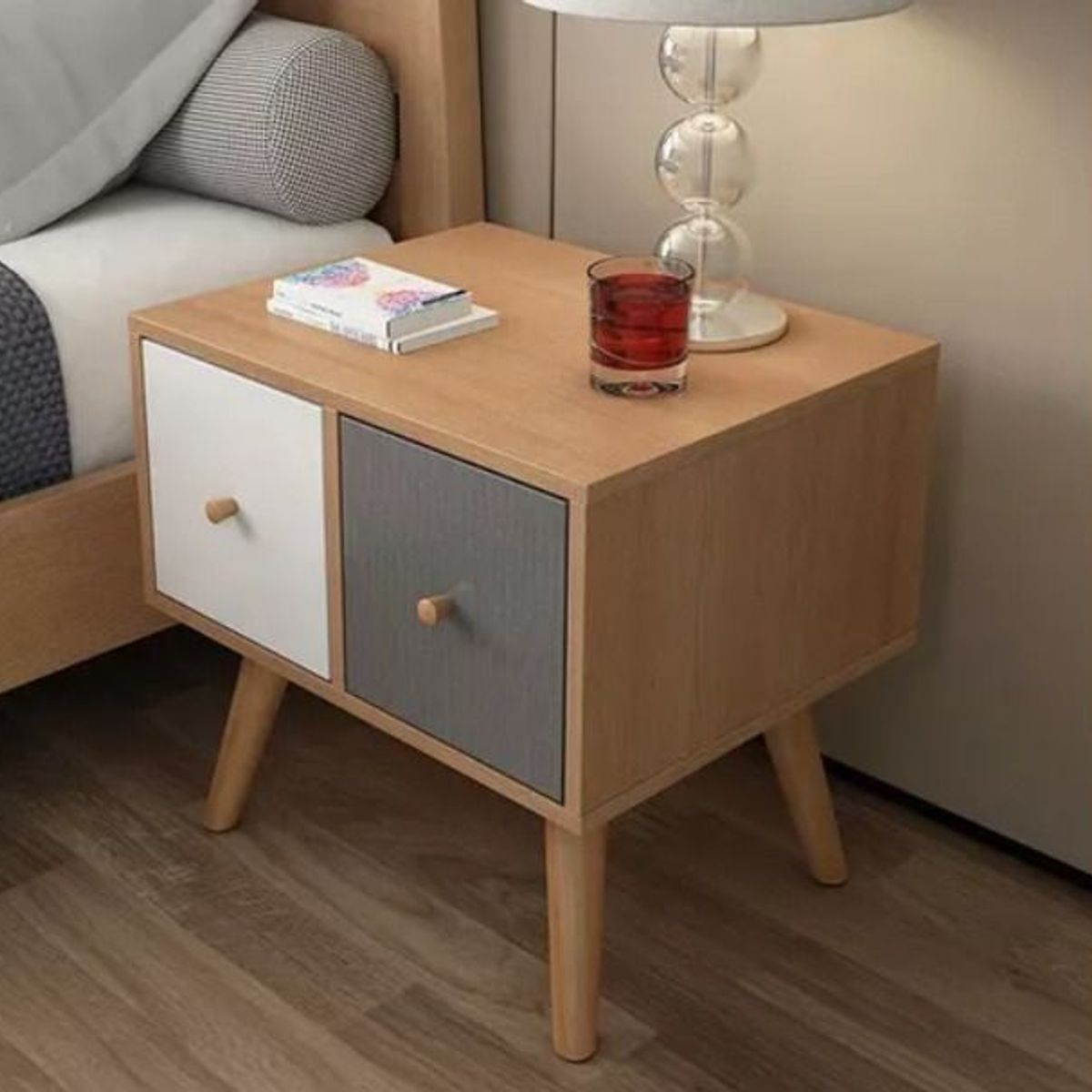 NACION MUEBLES - VELADOR DE NOCHE MUEBLE DE DORMITORIO