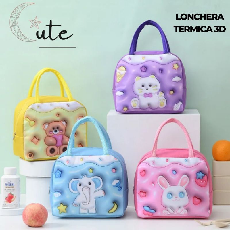 GENERICO - BOLSA  LONCHERA TÉRMICA 3D