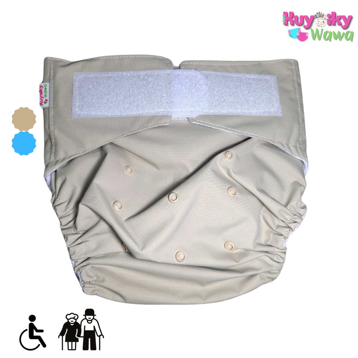 KUYAIKY WAWA - Pañal para adulto y la Incontinencia adulto Talla L