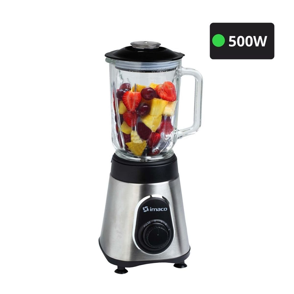 IMACO - Licuadora IMACO 1.5L  Acero de 500w