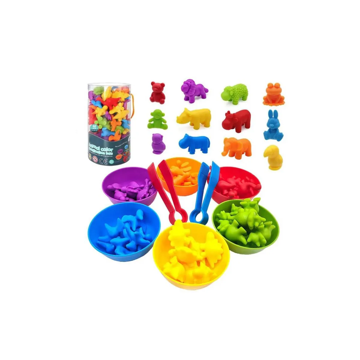 GENERICO - Juego de clasificación colores animales