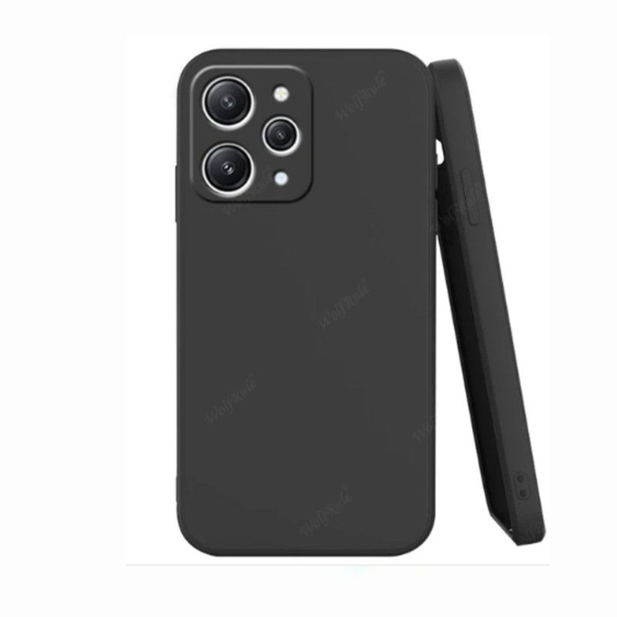 CASE - Case Silicona Para Xiaomi Redmi 12 4G - Negro