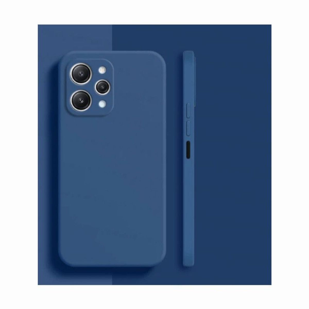 CASE - Case Silicona Para Xiaomi Redmi 12 4G - Azul