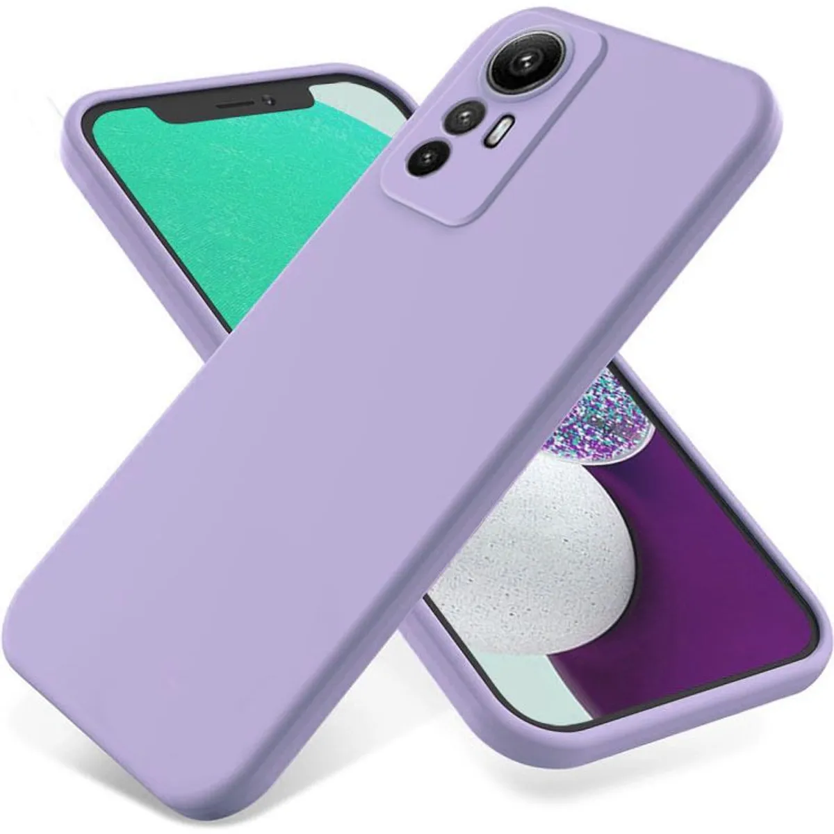 CASE - Case Silicona Para Xiaomi Redmi Note 12S - Lila