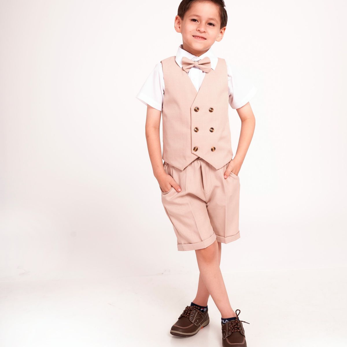 GENERICO - Conjunto traje formal short niño
