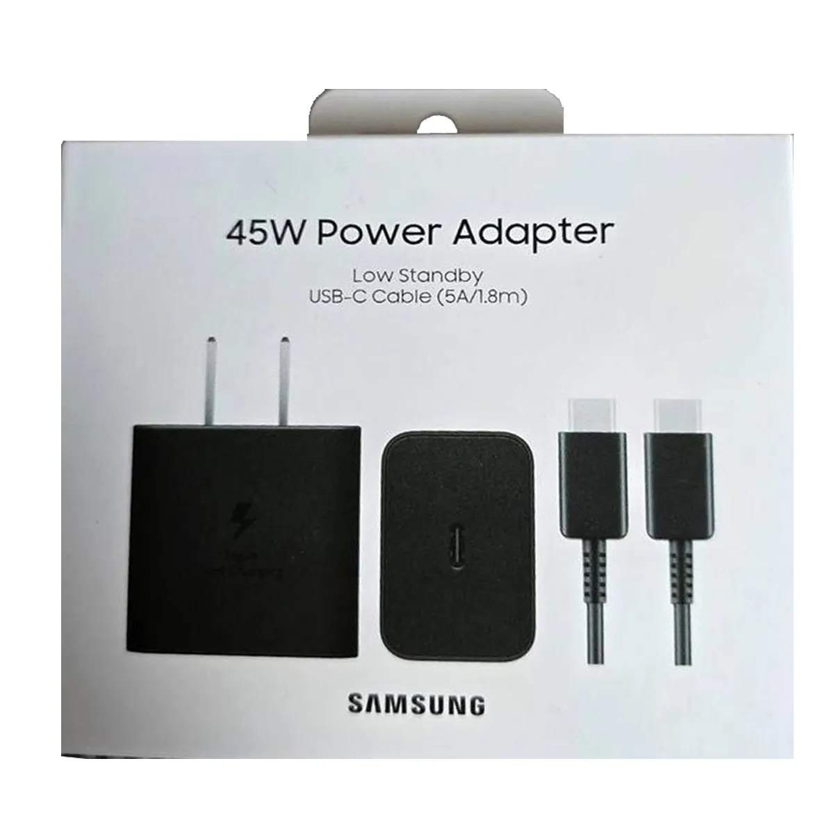 SAMSUNG - Cargador 45W USB-C para Samsung S24 Ultra Cable Tipo C