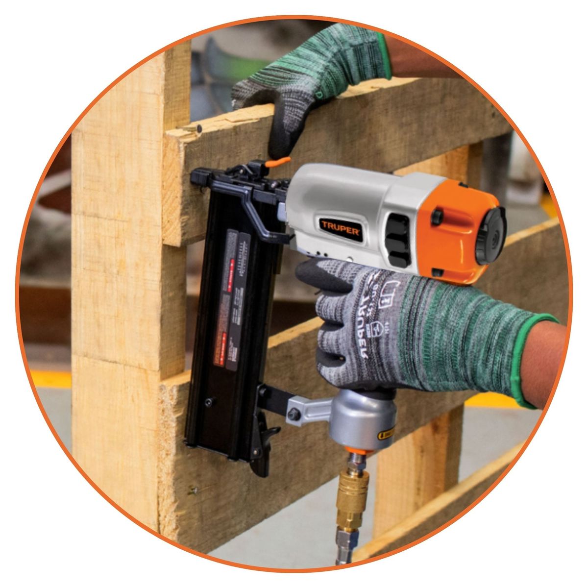 TRUPER - clavos calibre 18, 35mm 500 unidades  para Clavadora neumática