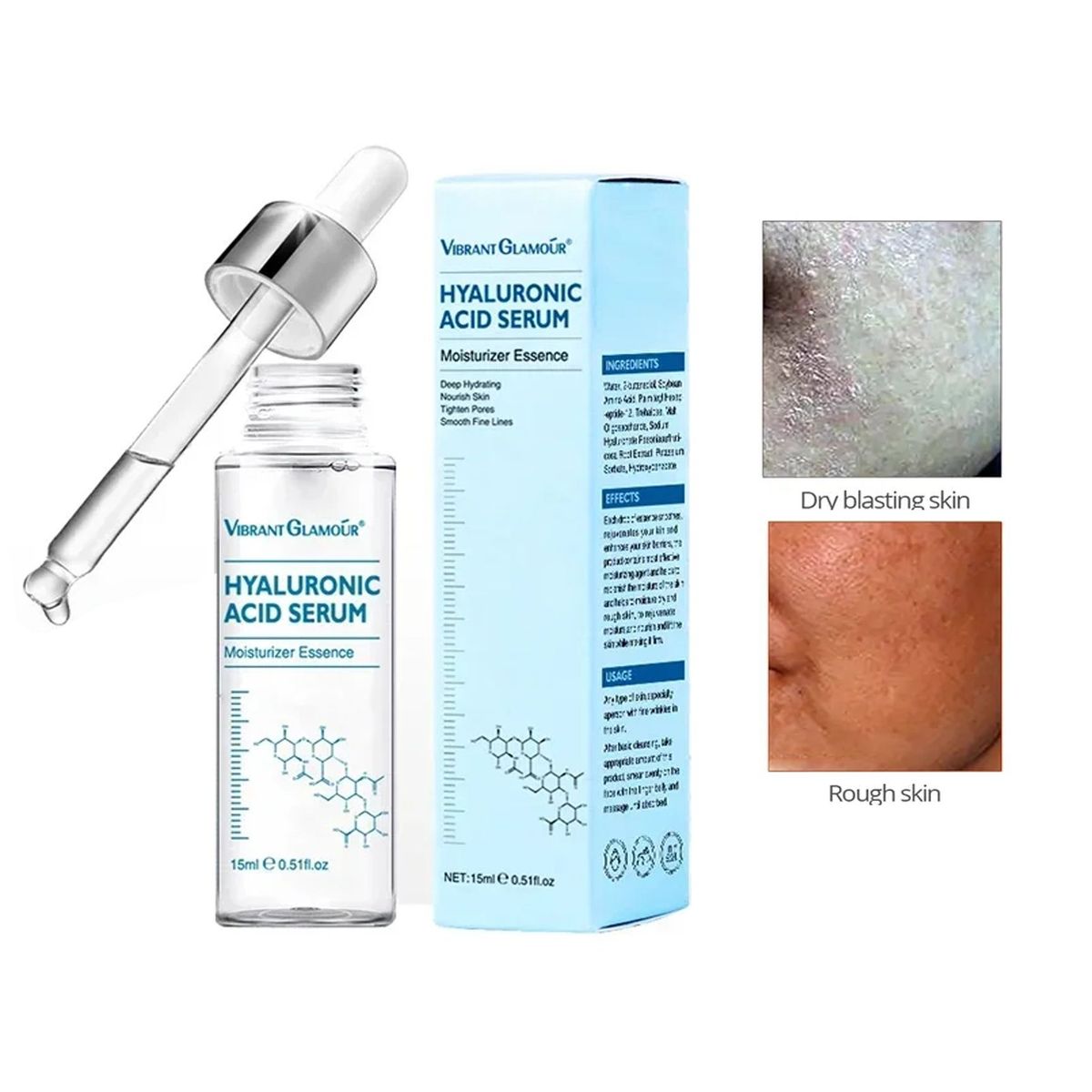 GENERICO - Serum Facial Ácido Hialurónico Antiarrugas Blanqueamiento