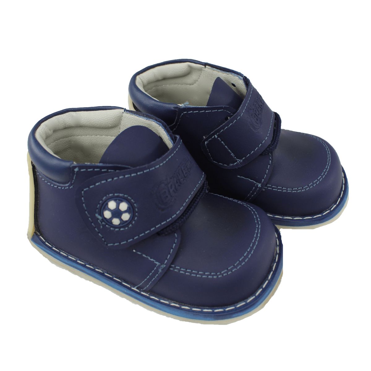 PEI UNIQUE OUTFIT - Pibe Niño Pei Uou Cuero Danilo Camel Azul y Negro