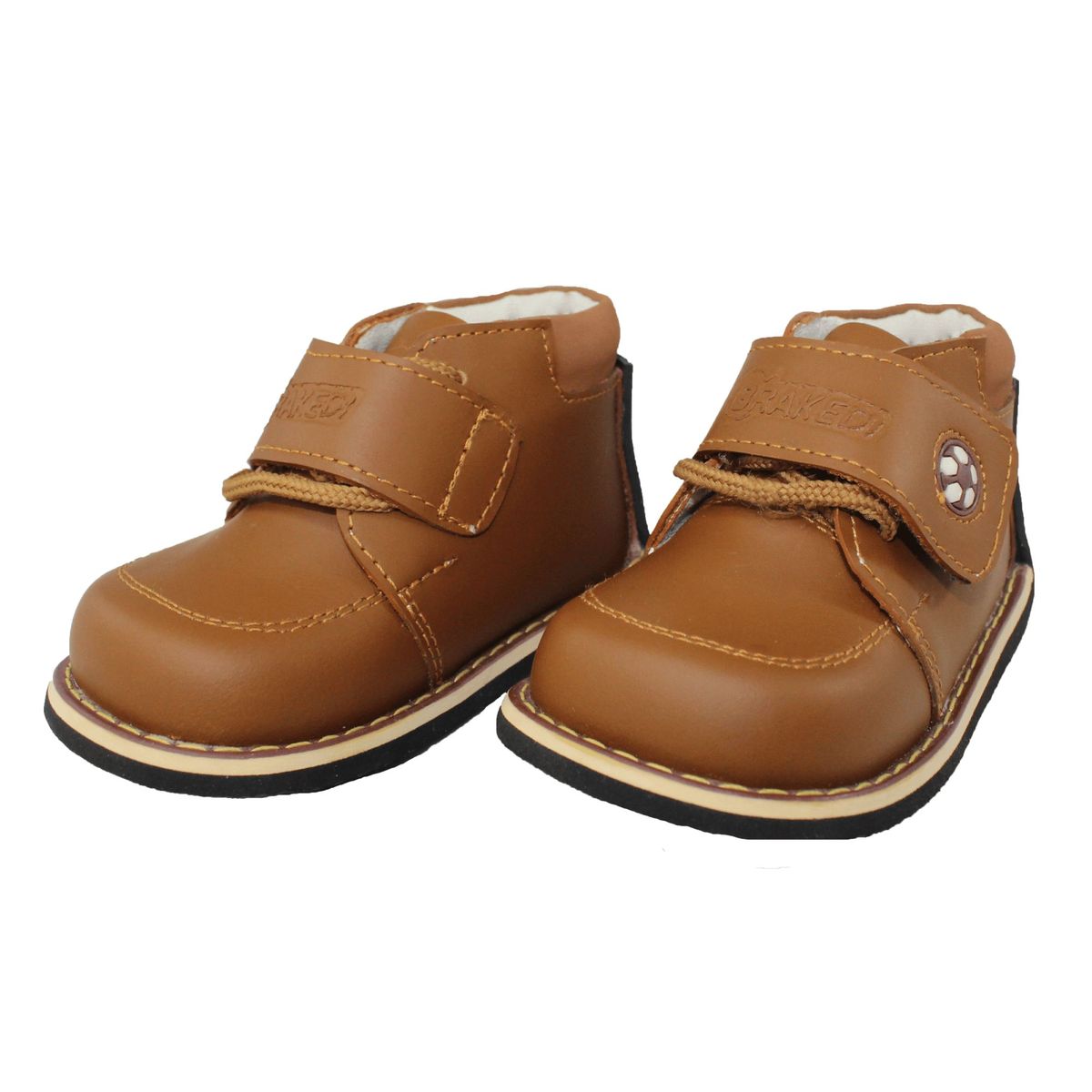 PEI UNIQUE OUTFIT - Pibe Niño Pei Uou Cuero Danilo Camel Azul y Negro