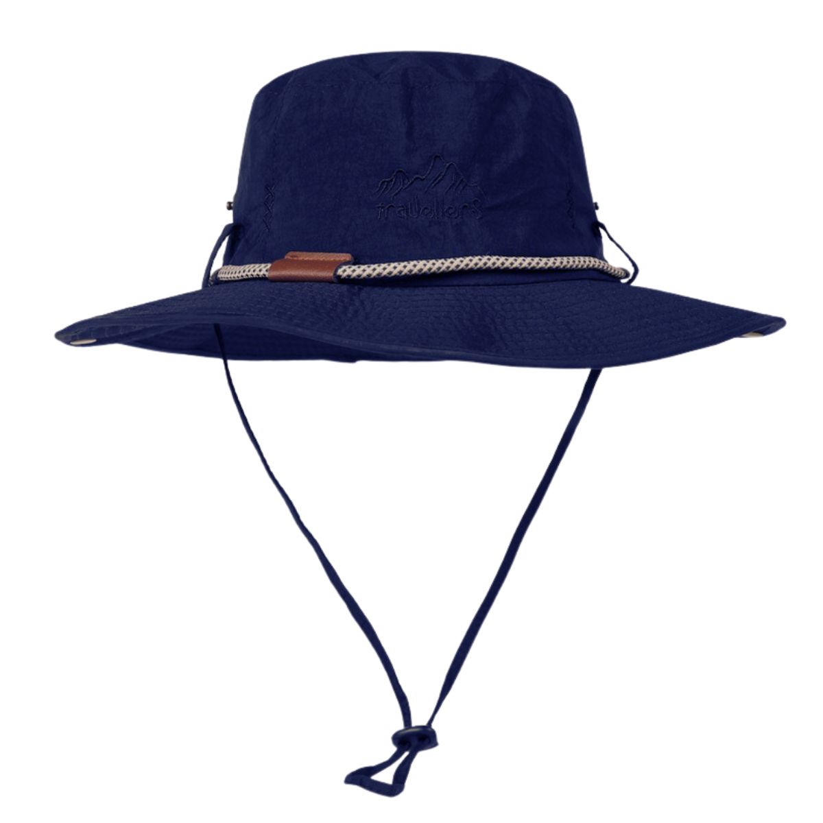 KAST PE - Travellers Cordón Sombrero unisex Safari de pesca - Azul