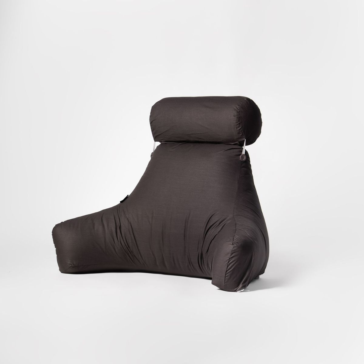 GENERICO - Cojín Anatomico Extra Grande Premium Gris Con Funda